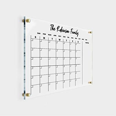Large Framed Calendar, 24x36 dry erase framed calendar, landscape calendar,  custom family name calendar, cursive hanging chalkboard calendar - Yahoo  Shopping