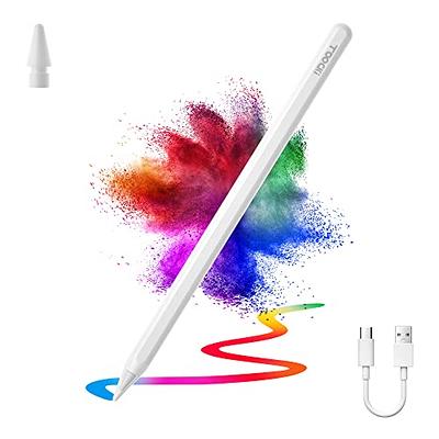 Stylus Pen for iPad 9th&10th Generation-2X Fast Charge Active Pencil  Compatible with 2018-2023 Apple iPad Pro11&12.9 inch, iPad Air 3/4/5,iPad