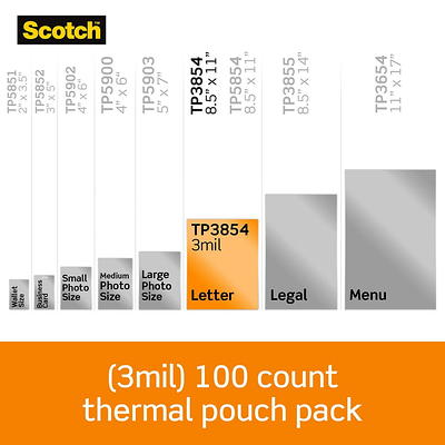 GBC EZUse Thermal Laminating Pouches, Letter Size, Laminating Pouches for  Letter, Legal, Cards & More