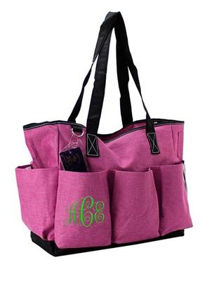 Nurse Tote Personalized, Zippered Caddy Organizer Tote Bag, Nurse