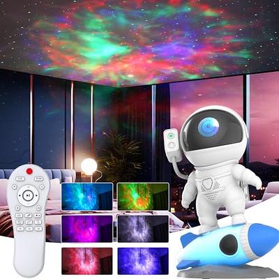 Sunbox Star Projector 3 in 1 Galaxy Night Light Projector with Remote  Control,15 White Noise,Music Speaker&Timer,Starry Light Projector for