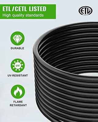 SCITOO RV Cord 50 Feet 50 Amp RV Extension Cord, Power Supply Cable for  Trailer Motorhome Camper with Handle Black, Auto Heavy Duty Extension Cords,  6AWG3C + 8AWG1C, ETL/CETL Listed - Yahoo Shopping