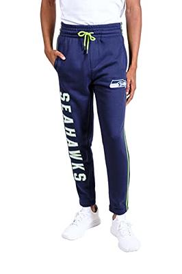 Starter Womens Seattle Seahawks Athletic Sweatpants, Blue, Large