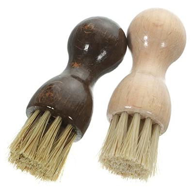 3pk Horsehair Shoe Brush - Shoe Polish Brush - Leather, Boots