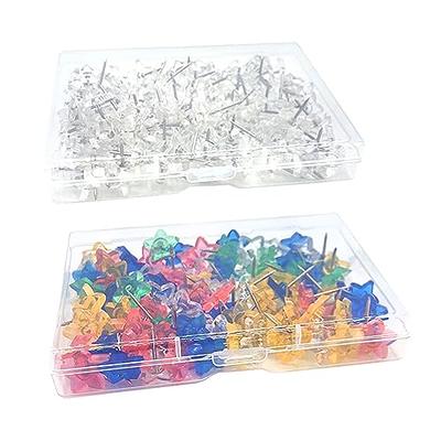 500 Standard Thumbtacks for Cork Board, Flat Thumb Tacks for