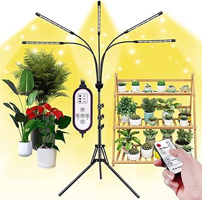 SANSI LED Grow Lights for Indoor Plants, 150W Full Spectrum Clip-on  Gooseneck Grow Light with Ceramic Tech.,10W Power Plant Light with Optical  Lens