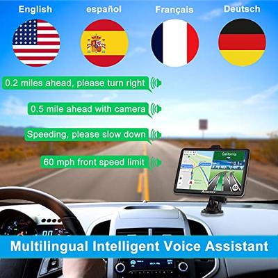 Upgraded 2023 GPS Navigation for Truck Car,7 inch 2.5D Screen,Commercial  Drivers Semi Truck GPS,World Map Navigation System 8GB 256M with Voice