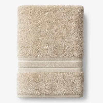 The Company Store Cotton Tencel Lyocell White Solid Bath Sheet