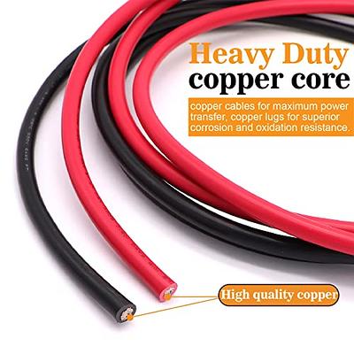 8 Gauge 8 AWG 100 Feet Red Welding Battery Pure Copper Flexible Cable Wire  - Car, Inverter, RV, Solar by WindyNation - Yahoo Shopping