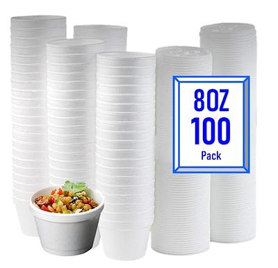 8 Oz. Disposable Kraft Paper Soup Containers With Vented Lids - Half-Pint  Ice Cream, Frozen Yogurt Cups, Microwavable, Take Out - Yahoo Shopping