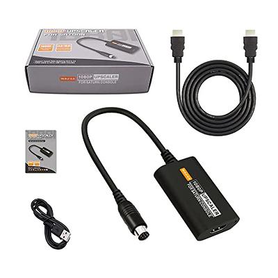 Kacenray HDMI Converter for Sega Saturn 1080P Upscaler HDMI Adapter Cable S- Video Input 4:3/16:9 Aspect Ratio Switching - Yahoo Shopping