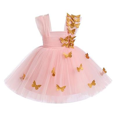 First Birthday Dress, Pink Tutu Dress, Cirl Pink Birthday Outfit