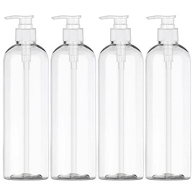 16 oz. Clear Glass Bottle with Pump