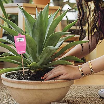 Gouevn Soil Moisture Meter, Plant Moisture Meter Indoor & Outdoor, Hygrometer Moisture Sensor Soil Tester Plant Water Meter for Potted Plants