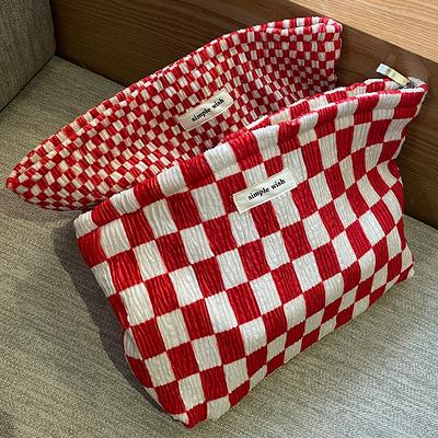  Large Retro Tote Purse 2 in 1 with Classic Checkered