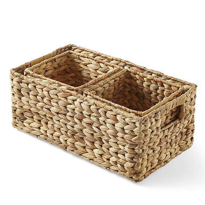 Water Hyacinth Rectangular Basket Storage Bag Good Price From