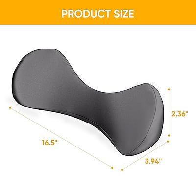 Qyilay Memory Foam Car Seat Fill Cushion,Lumbar Support Pillow,Tailbone Support Cushions,Fill The Space Between The Seat and The Back Pad,Road Trip