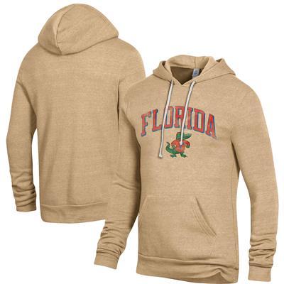 San Francisco 49ers Antigua Women's Axe Bunker Tri-Blend Pullover Hoodie -  Scarlet