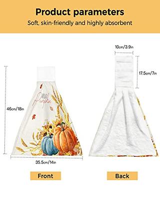 Fall Thanksgiving Fingertip Towels, Hanging Towel For Wiping Hands