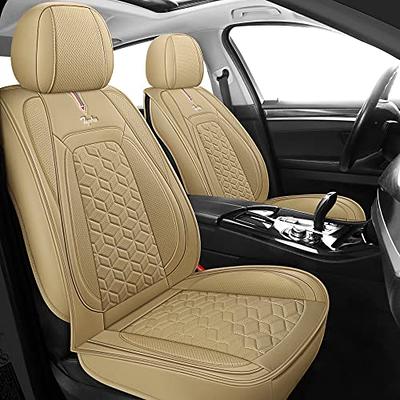 FH Group Car Seat Covers Premium Modernistic Full Set Orange Automotive  Seat Covers, Airbag and Split Rear Car Seat Cover Universal Fit Interior
