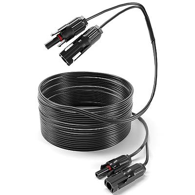 SinLoon 14AWG Solar Extension Cable,1 Pair 14 Gauge PV Solar Panel