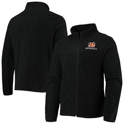 Men's Dunbrooke Black Cincinnati Bengals Circle Sportsman Waterproof  Packable Lightweight Full-Zip Jacket