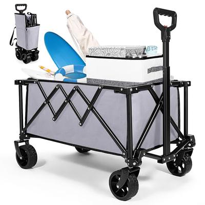  BANLICALI Fishing Cart, Carbon Steel Fishing Wagon