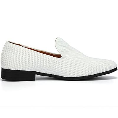 UUBARIS Men's Formal Leather Loafers for Work Office