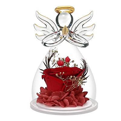 Mom Christmas Gifts for Women Birthday Gifts for Mom from Daughter Son-Preserved  Flowers Forever Rose Real-Angel Figurines Gift-Great Mother Gifts-Thank You  I Love You Necklace-Grandma Wife Gift Ideas - Yahoo Shopping