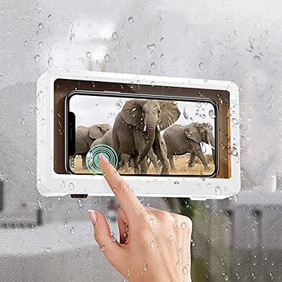 ABHILWY Shower Phone Holder Waterproof Wall Mount, Bathroom Case Mounted  Shelf Stand Suction Cup, Adhesive Touchable Phone Cradle with Glass Mirror  Anti-Fog Screen for Bathtub Kitchen White - Yahoo Shopping