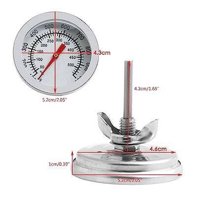 Temperature Thermometer Gauge Barbecue BBQ Grill Smoker Pit Thermostat BBQ