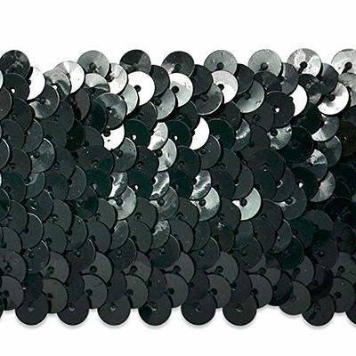 Trims by The Yard 5-Row Metallic Stretch Sequin Trim, 1 3/4-Inch Versatile Sequins  for Crafts, Durable Sequin Trim for Costumes, Fashion, and Home Decor,  10-Yard Cut, Black - Yahoo Shopping