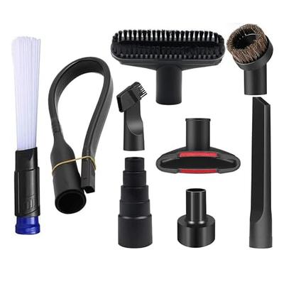 1Set 1 1/4 Inch Vacuum Household Cleaning Brush Kit With 2 Vacuum Hose  Adapter Black For Shop Vac Accessories - AliExpress