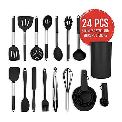 2PCS Silicone Kitchen Utensil Set Non-Toxic And Non Stick Cookware,  BPA-free Safety Kitchen Utensils Set