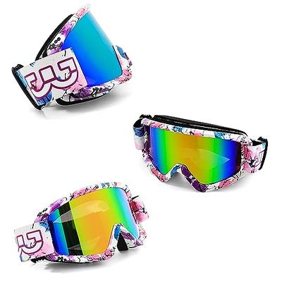 FMY Motorcycle Motocross Goggles for Men Women Youth,Anti-Scratch