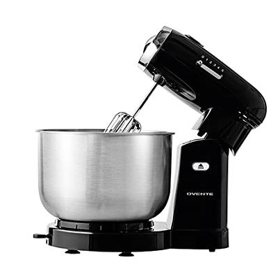 VIVOHOME Stand Mixer, 650W 6 Speed 6 Quart Tilt-Head Kitchen Electric Food Mixer with Beater, Dough Hook and Wire Whip, Silver