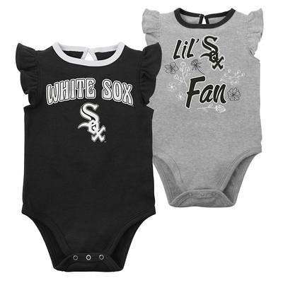 Infant Chicago White Sox Black/Heathered Gray Fan Flare Fleece Hoodie and  Pants Set