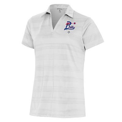 Men's Washington Nationals Antigua White/Black Groove Polo