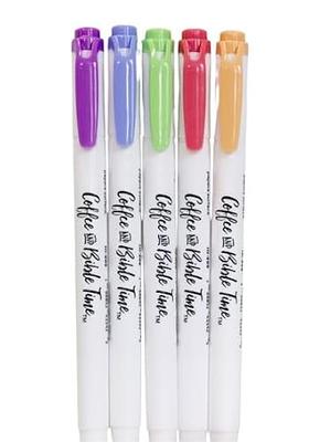 DIVERSEBEE Bible Highlighters with Soft Chisel Tip, 8 Pack Assorted Colors  Pens No Bleed, Quick Dry Set, Cute Aesthetic Markers, Bible Study