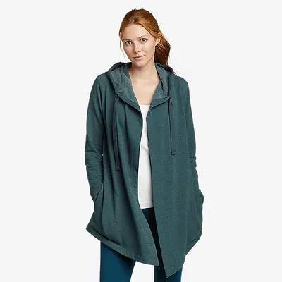 Eddie Bauer Women's Motion Cozy Camp Open Wrap - Teal - Size M