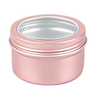 RW Base 4 Ounce Tin Storage Boxes, 10 Round Tin Boxes With Lids - Durable,  Clear Window Lids, Rose Gold Aluminum Storage Containers, Customizable,  Fits Mints, Pills, Or Herbs - Restaurantware - Yahoo Shopping