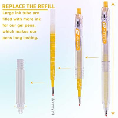 HULIPARK 6PCS Colored Gel Pens for Journaling, Pastel