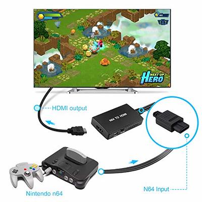 AV To HDMI Retro game converter adapter and cable For Sale