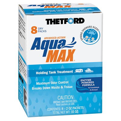 Thetford AquaMax Spring Showers 8-pack Dry Holding Tank Treatment