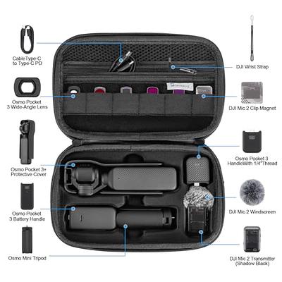 Skyreat Osmo Pocket 3 Case, Portable PU Storage Protective Bag for DJI Osmo  Pocket 3 Creator Combo Accessories - Yahoo Shopping