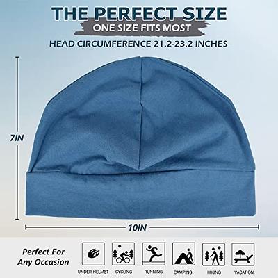 Thermal Beanies Hats Running Skull Cap Helmet Liner Sleep Caps for Men  Women