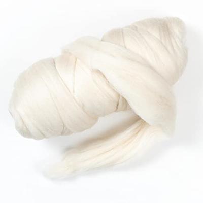 Revolution Fibers Corriedale Wool Roving 1 lb (16 Ounces) for Spinning, Soft Chunky Jumbo Yarn for Arm Knitting Blanket