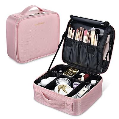 2 in 1 Travel Makeup Bag Organizer with Compartments Portable NEW