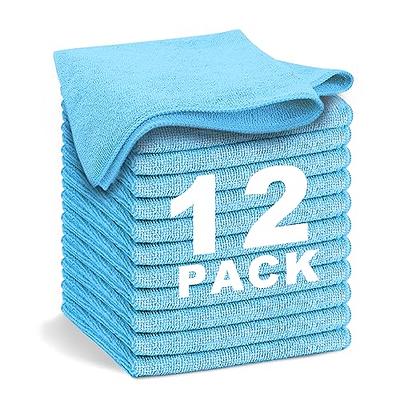 MagicFiber Microfiber Cleaning Cloth (12 Pack,13x13 in) - Thick, Soft, &  Ultra Absorbent Reusable Microfiber Towel, Cleaning Rags, Micro Fiber Cloths  or Dusting, Windows, Kitchenware, Cars & More!