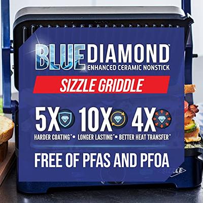 Blue Diamond Sizzle Griddle Waffle Plate